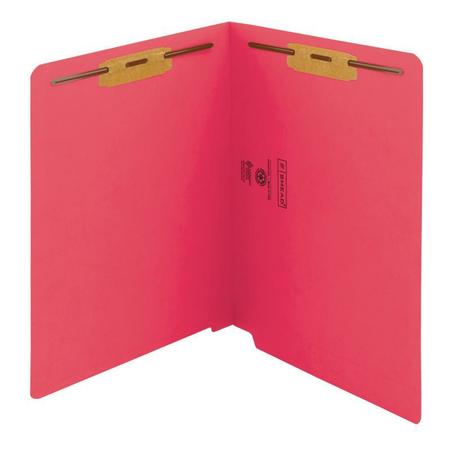 SMEAD Color Fastener Folder, 3/4" Exp, Letter, 50/BX, Red PK SMD25740